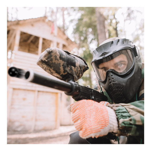 Civaner 150 Piezas 68 Bolas De Paintball Cal Bolas Sólidas Negro.