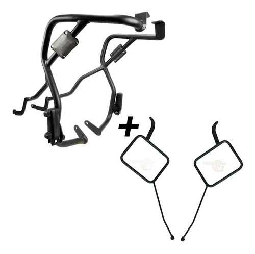 Kit Xre 190 Protetor Carenagem + Afastador Chapam Nfe *