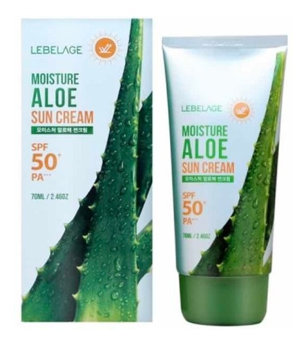 Protector Solar Hidratante De Áloe Vera_spf 50+ Pa+++_70ml 