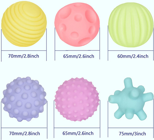 Pelota Sensorial Táctil, Pelota De Agarre Texturizada,