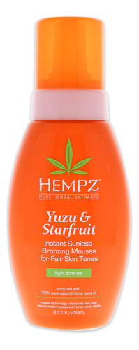 Hempz Yuzu And Starfruit - Mousse Bronceador Instantáneo S.