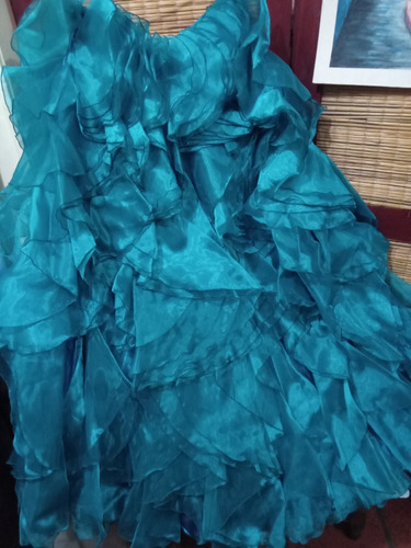 Vestido 15 Años, Modelo Princesa, Diseño De Penélope. (Usado)