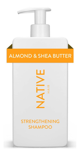 Native Strengthening Shampoo, Almond & Shea Butter, Sulfate 