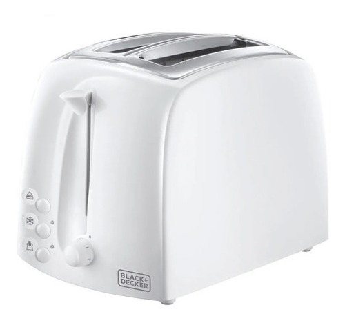 Imagen 1 de 8 de Tostadora Black+decker Tr21640 Blanca 220v