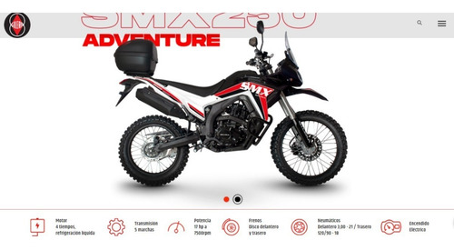Imagen 5 de 13 de Gilera Smx 250 Adventure 0km 2023 Enduro No Gxr 300 Rally