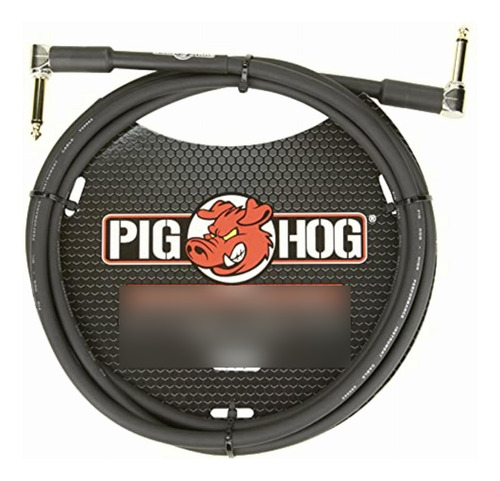 Pig Hog Ph6rr High Performance 8mm Right-angle 1/4  Guitar