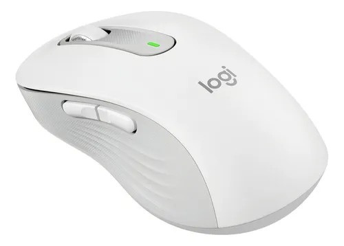 Mouse Inalámbrico Signature M650 Grande Color Blanco Crudo