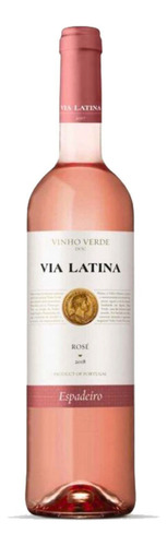 Vinho Portugues Via Latina Verde 750ml Rose Kit C/6