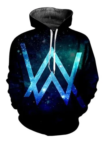 Sudadera Con Capucha De Alan Walker Con Estampado Unisex Cuotas