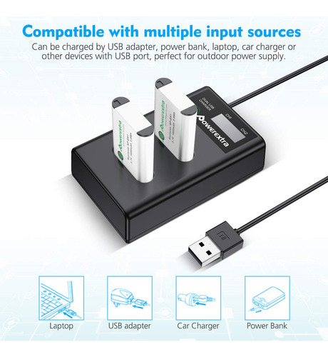 Baterias Np-bx1 2u + Cargador Doble Usb