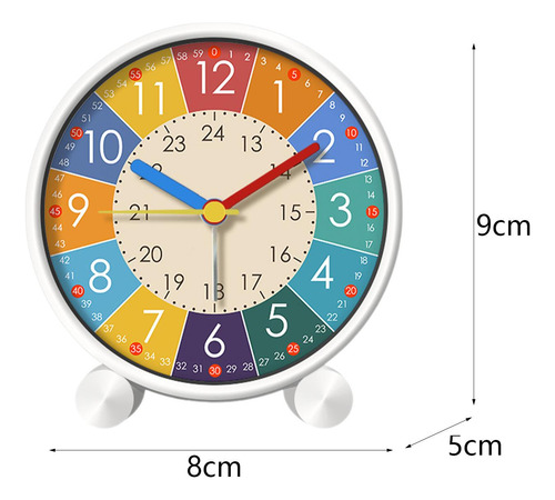 5 Reloj Despertador Analógico De Cabecera Para Niños,
