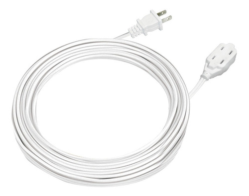 Imagen 1 de 2 de Extensión Eléctrica Uso Domestico Blanco 10 Metros Adir 978