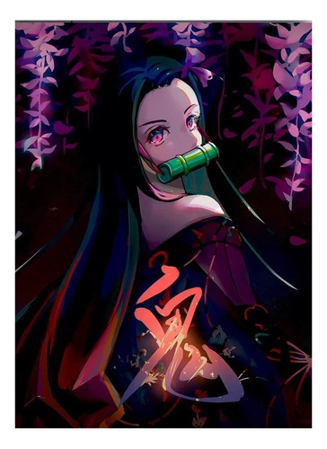 F Pintura De Diamantes 5d Diy Nezuko Kamado 40x60 Cm
