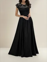 Comprar Vestido Largo De Encaje Para Mujer Formal  Y Elegante