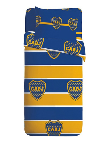 Acolchado Boca Juniors Oficial 1 1/2 Plaza Original