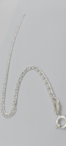 Pulsera De Pura Plata Fina Ley 925 Tejido Doble 3mm Unisex