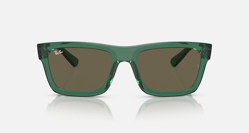 Lente Solar Para Hombre Warren Verde Musgo Lente En Injected Ray Ban