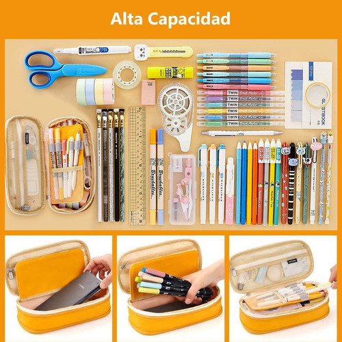 Bolsa Almacenamiento Para Estuches Lápices De Gran Capacidad
