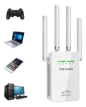 Comprar Repetidor Wi-fi 2800m 4 Antenas Amplificador De Sinal Bivolt
