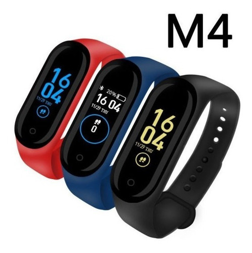 Reloj Smart Band M4 Táctil Con Frecuencia Cardiaca,medición