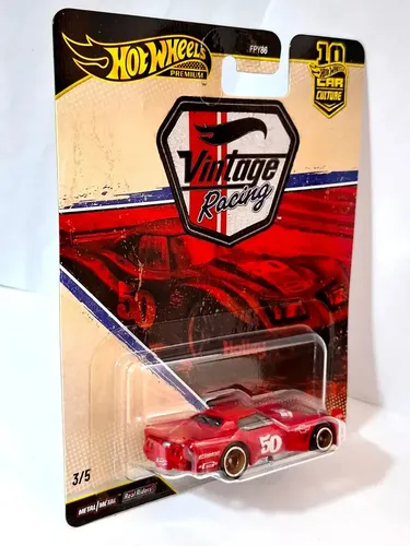 Mattel Hot Wheels Premium Vintage Racing Corvette Greenwood