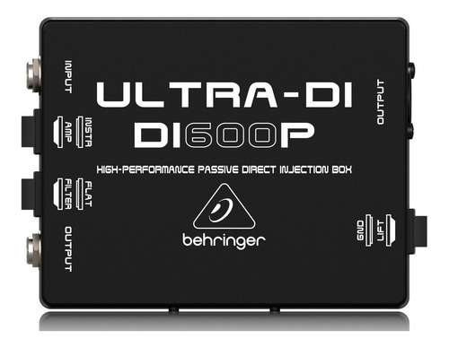Imagen 2 de 6 de Caja Directa Pasiva Behringer Ultra Di Di600p Oferta!!