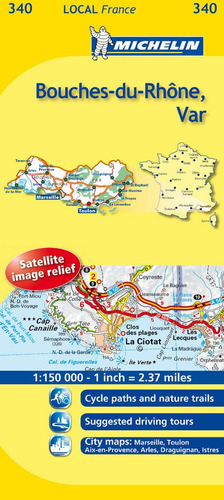 Mapa Local Bouches-du-rhâne, Var - Varios Autores