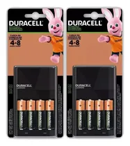 Comprar Kit 2 Cargadores Duracell Con 8 Pilas Aa 2500 Mah