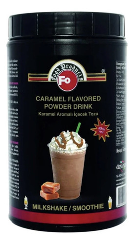 Base En Polvo Para Frappe Sabor Caramelo Fo Food 1kg