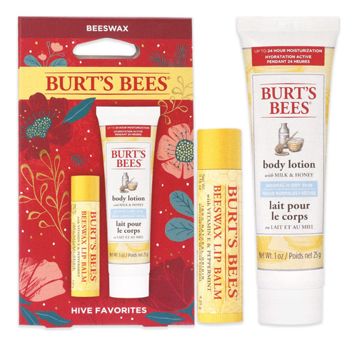 Set De Cuidado De La Piel Burt's Bees Hive Favorites Bálsamo