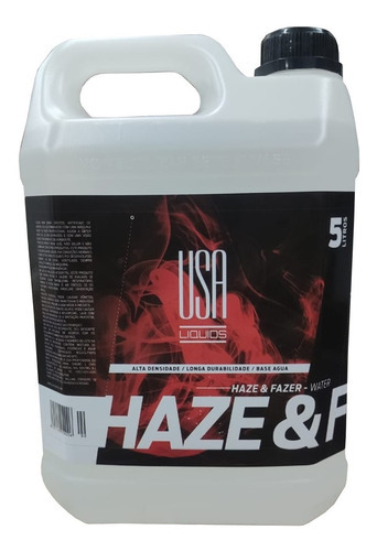 Líquido De Fumaça Profissional 5 Litros Haze Oil Free Usa