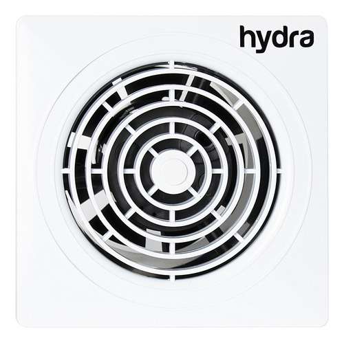 Imagen 4 de 10 de Extractor De Aire Baño Cocina Blanco 100mm Hydra Cuotas