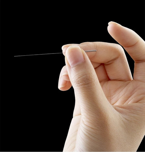 Imagen 3 de 4 de Agujas Desechables Para Acupuntura 100 Unidades 0.25x30