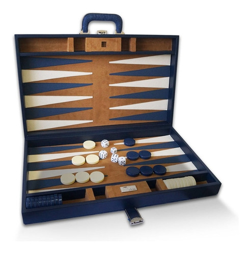 Kelvin Backgammon Jumbo Mezclilla Artik