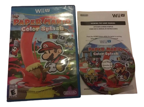 Paper Mario Color Splash Wii U (Reacondicionado)