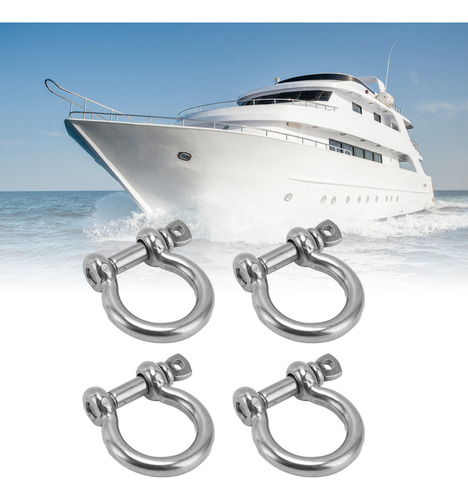 Grillete De Acero Inoxidable 304, 4 Piezas, Anillo En D, For