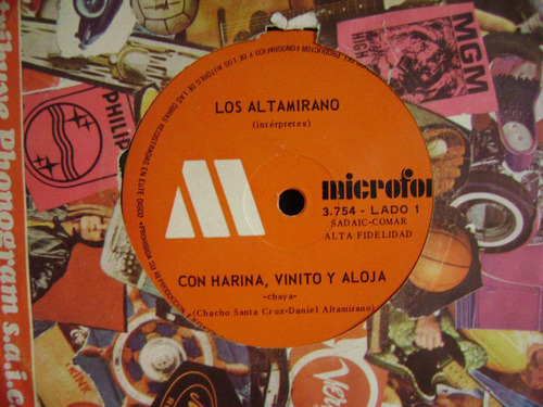 Los Altamirano-con Harina,vinito...-vinilo Simple-10 Puntos
