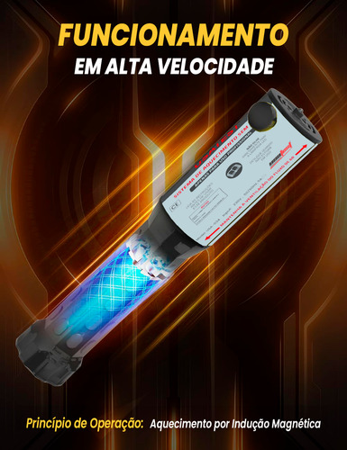 Aquecedor Por Indução Magnética 1100w Usa-034 Usatest Kit