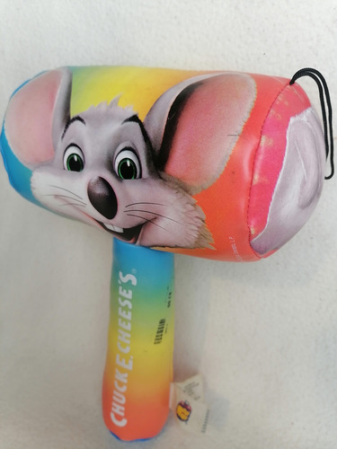 Peluche Original Martillo Chuck E Cheese Good Stuff 23cm. (Usado)
