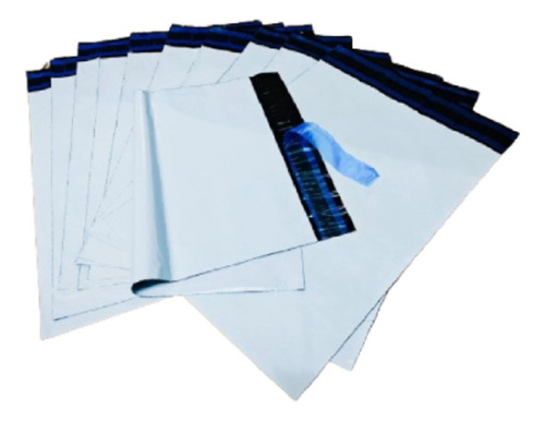 Kit C/ 200 Embalagem De Envio Branco 19x25 Inviolável Sedex