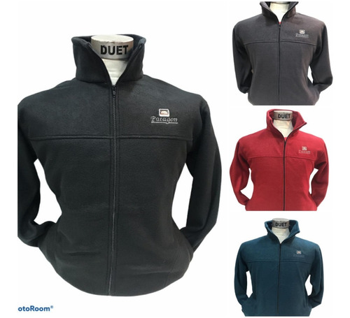 Campera Polar Hombre Antipiiling C/cierre C/bolsillos