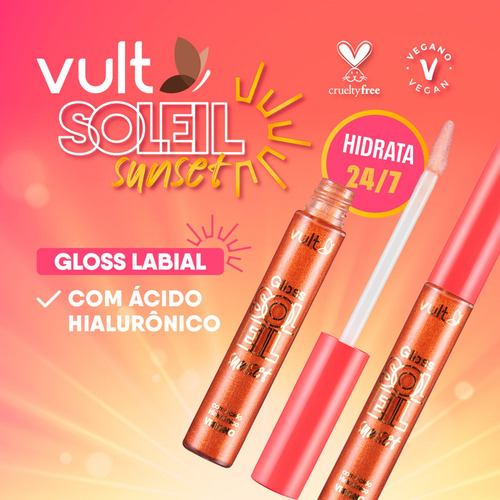 Vult Soleil Sunset Praiana - Gloss Labial 5,2ml