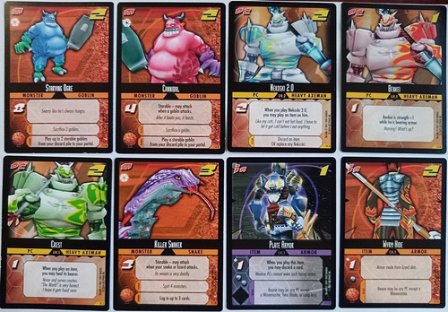 Cartas Colección Anime Hack Enemy Juego Rpg Manga Game Mesa