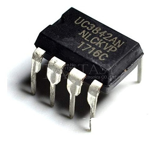 Oscilador Uc3842 Controlador Pwm Dip8 Para Dc Dc. X 10 Unds