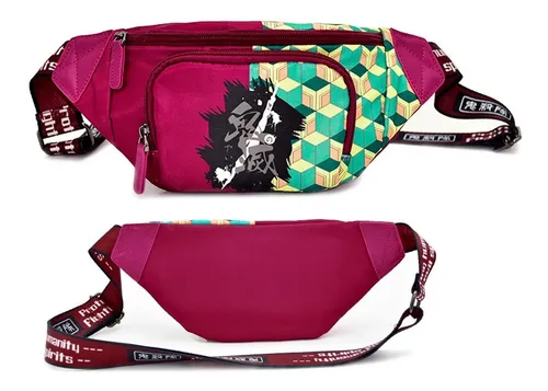 Bolso Canguro Cruzado Tipo Ri onera Tomioka Demon Slayer Env o