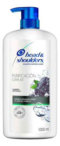 Head & Shoulders Shampoo Con Carbón 1 Lt