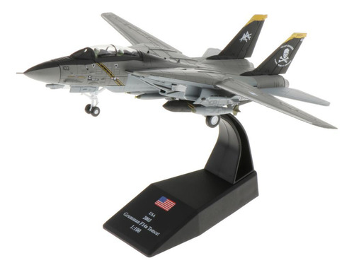 1:100 Escala F-14 Avión De Combate Modelo Militar Modelo De