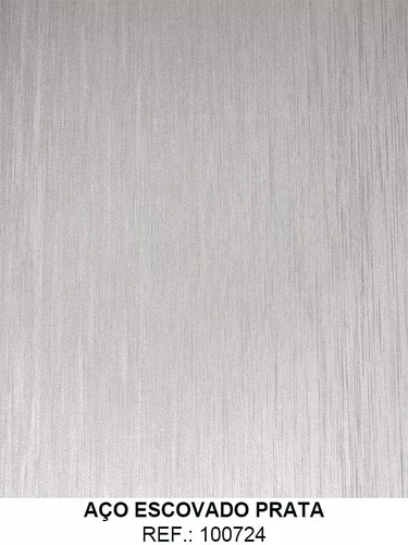 Imagem 4 de 6 de Papel Contact Original Aço Escovado Envelopamento Reforma