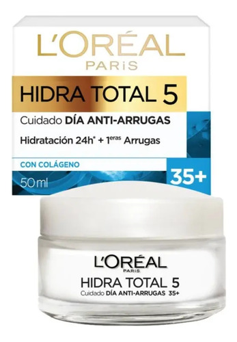 Crema Facial L'oréal Hidra Total 5 Arrugas Colageno 50 Ml