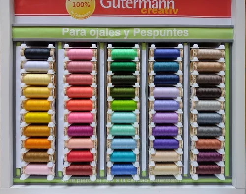 Hilo Gütermann 50 Colores Surtidos 100% Poliester